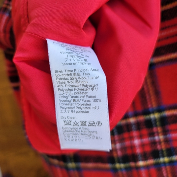 New! J. Crew sz 4 Wool-blend A-line red tartan mini skirt NWT - Picture 13 of 13